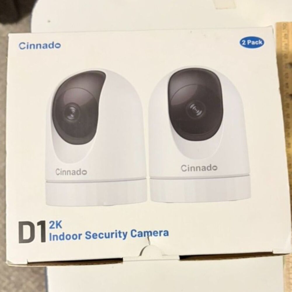 Cinnado D1 2K Indoor security camera 2 pk